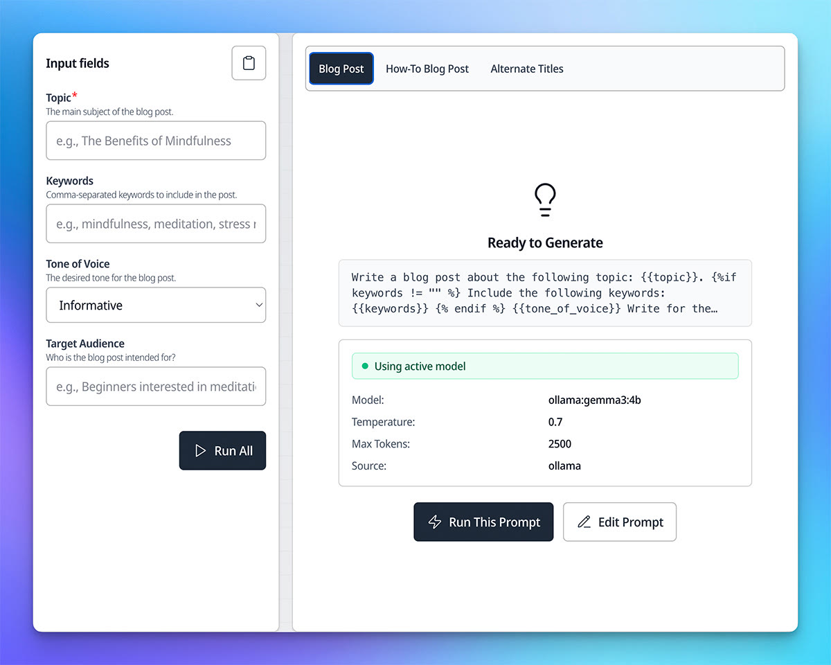 Smart Writer Interface